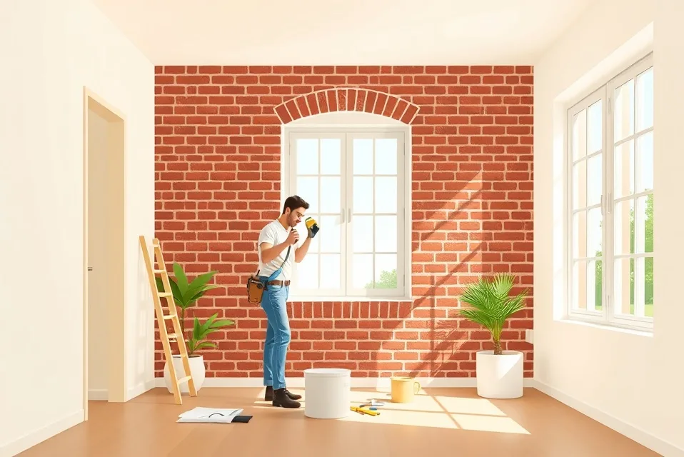 Intérieur rénové après travaux de peinture à Sevran
